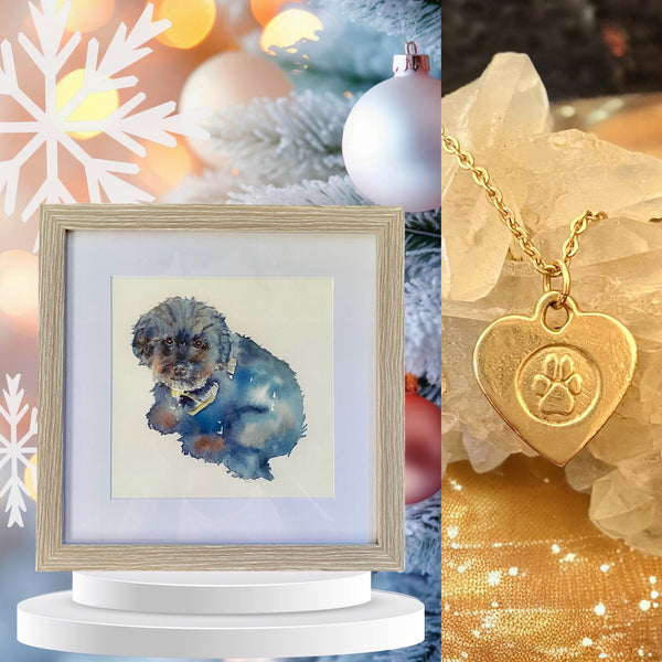 Custom Watercolor Pet Portrait