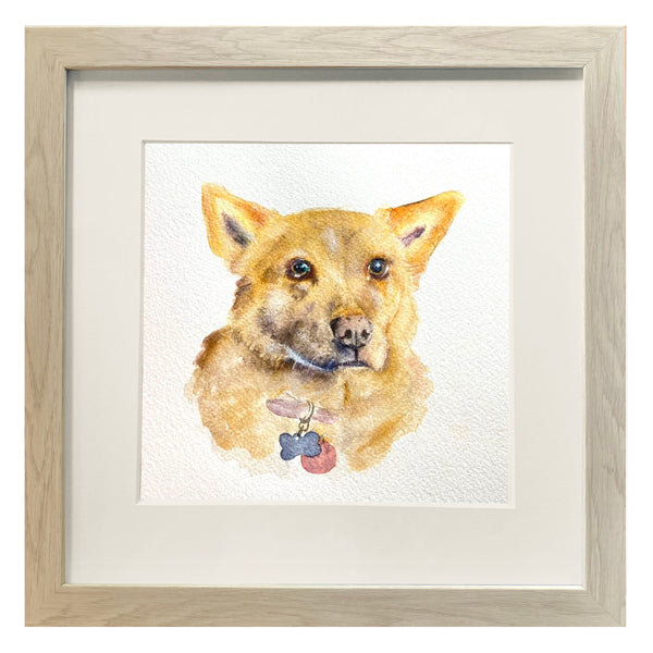 Custom Watercolor Pet Portrait