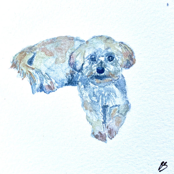 Custom Watercolor Pet Portrait
