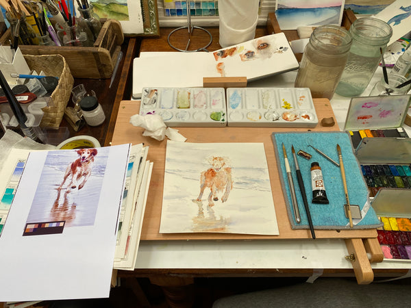 Custom Watercolor Pet Portrait