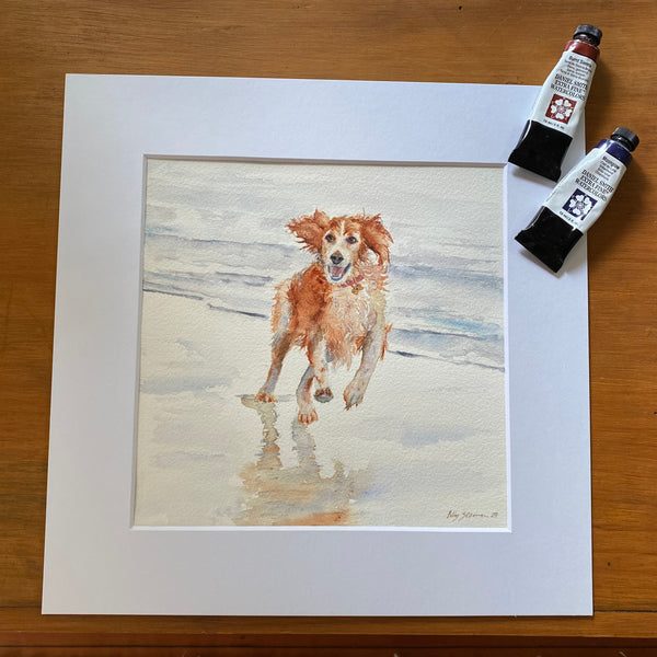Custom Watercolor Pet Portrait