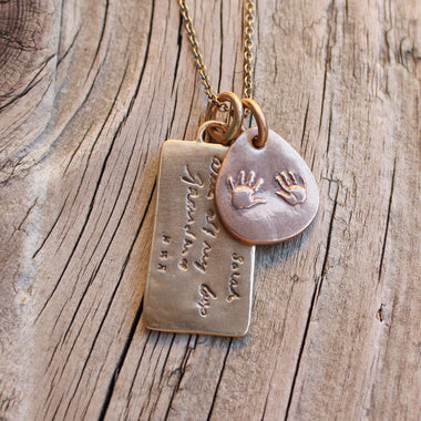 Custom Handprint Necklace