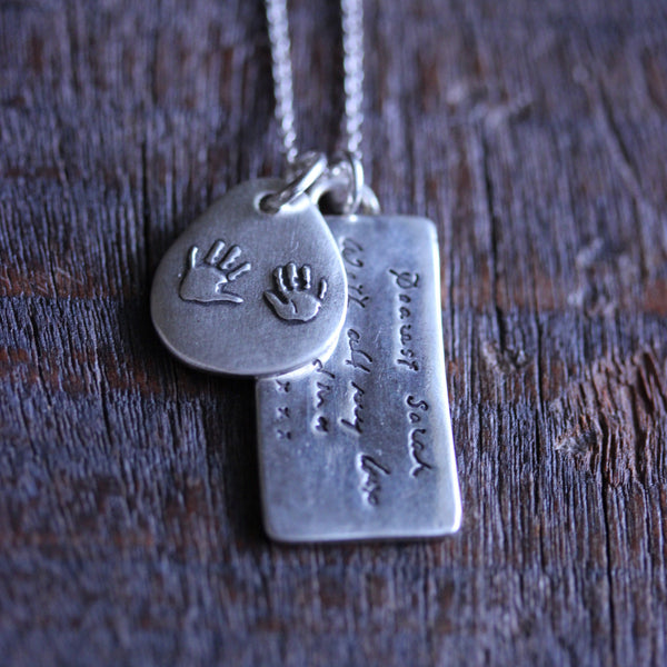 Custom Handprint Necklace