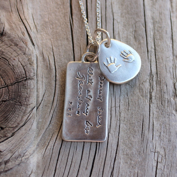 Custom Handprint Necklace