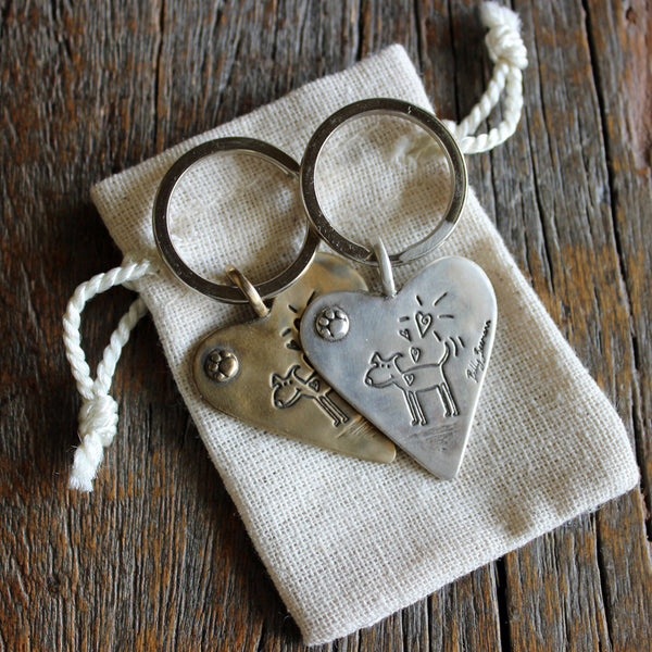 Puppy Love Keychain