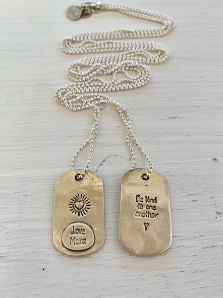 Love More Dog Tag