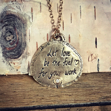 Let Love be the fuel for your work