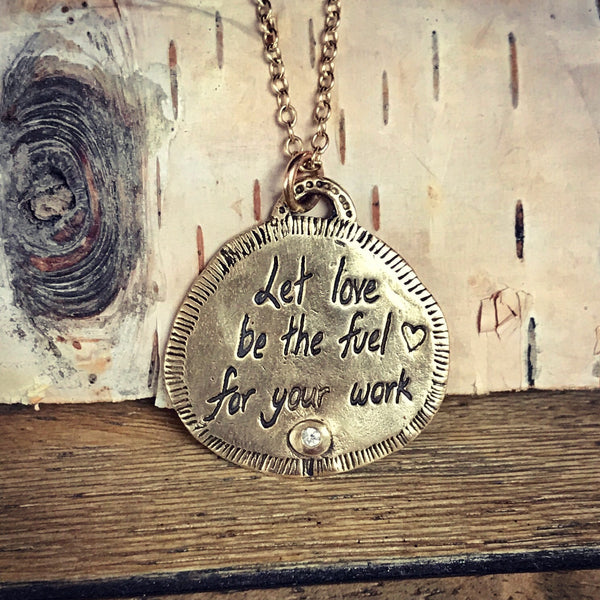 Let Love be the fuel for your work