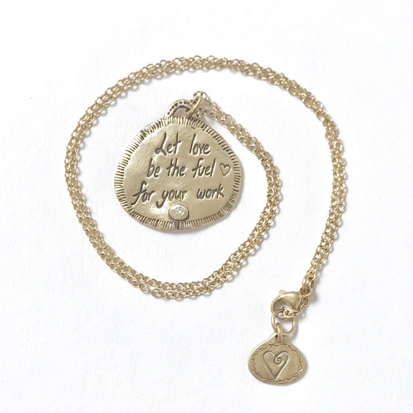 Let Love be the fuel for your work