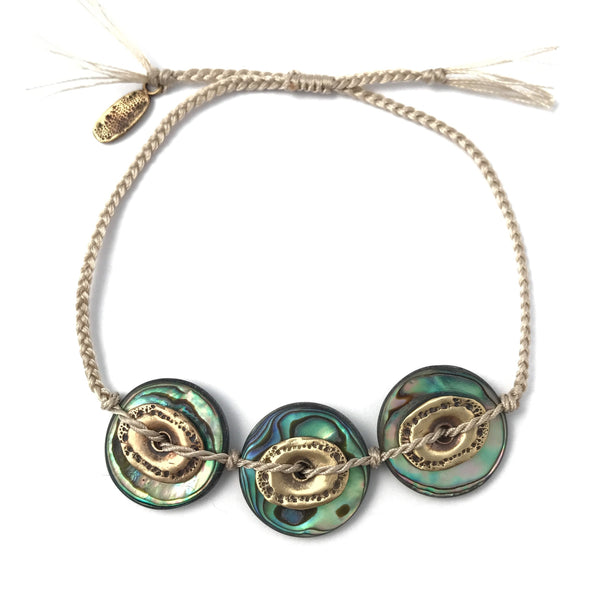 Paua Trio Bracelet