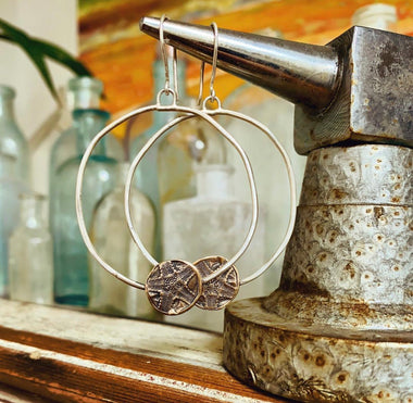 Starfish Hoop Earings