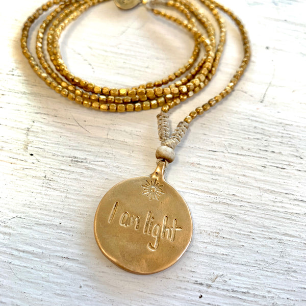 I Am Light - Beaded 30”