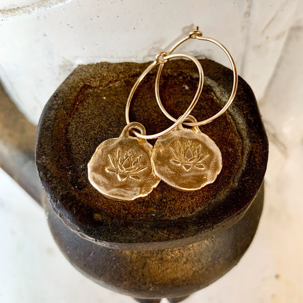 Lotus Earrings