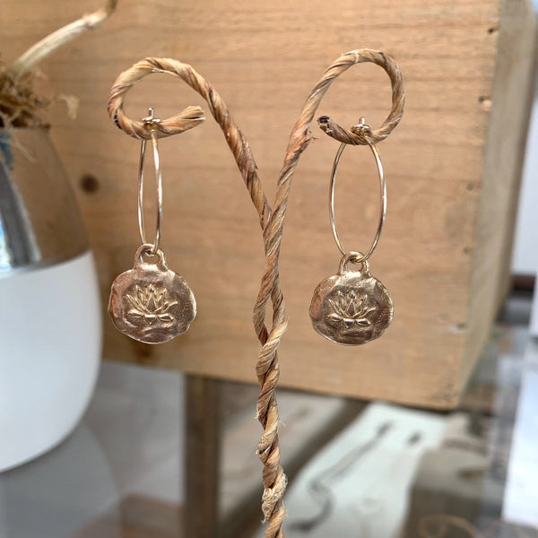Lotus Earrings