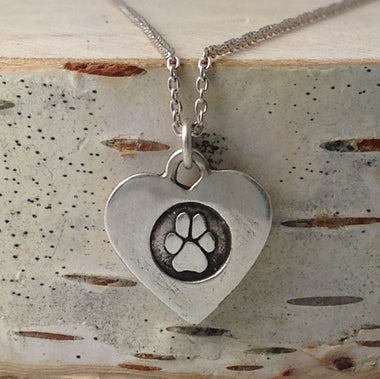 Mini Paw Print Necklace