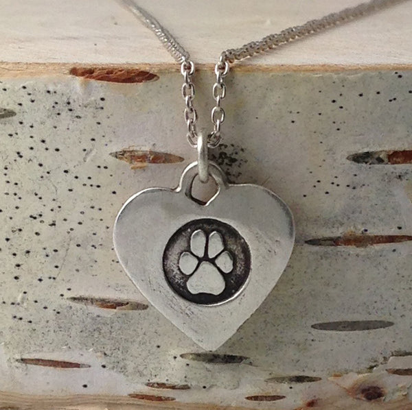 mini custom hand print necklace