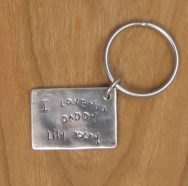 Custom Handprint Key Chain